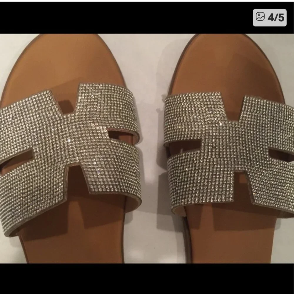 Mari A. Rhinestone Slides